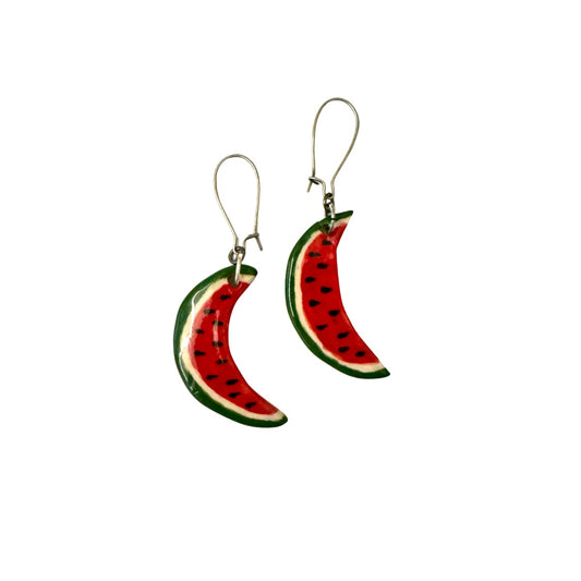Handmade Watermelon Earrings