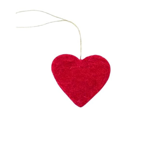 Felt Heart Ornament (individual)