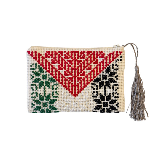 Embroidered Coin Purse -  Palestine