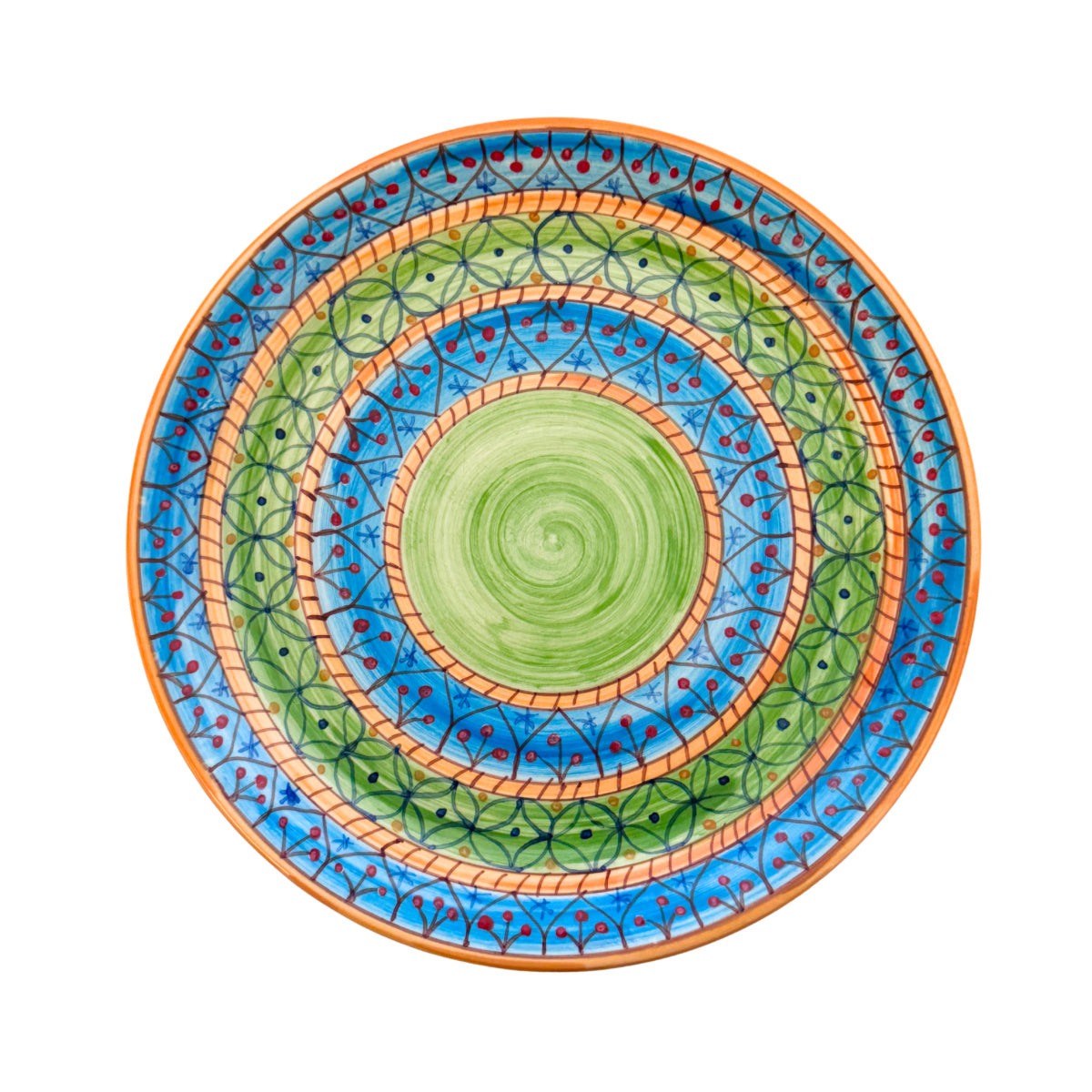 Ceramic Plate (10”) - Mediterranean