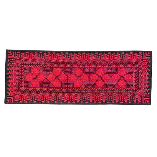Embroidered Table Runner - Nakhle, Red
