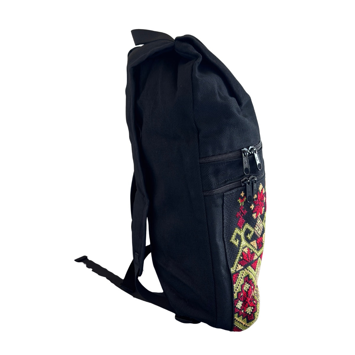 Embroidered Backpack - Green
