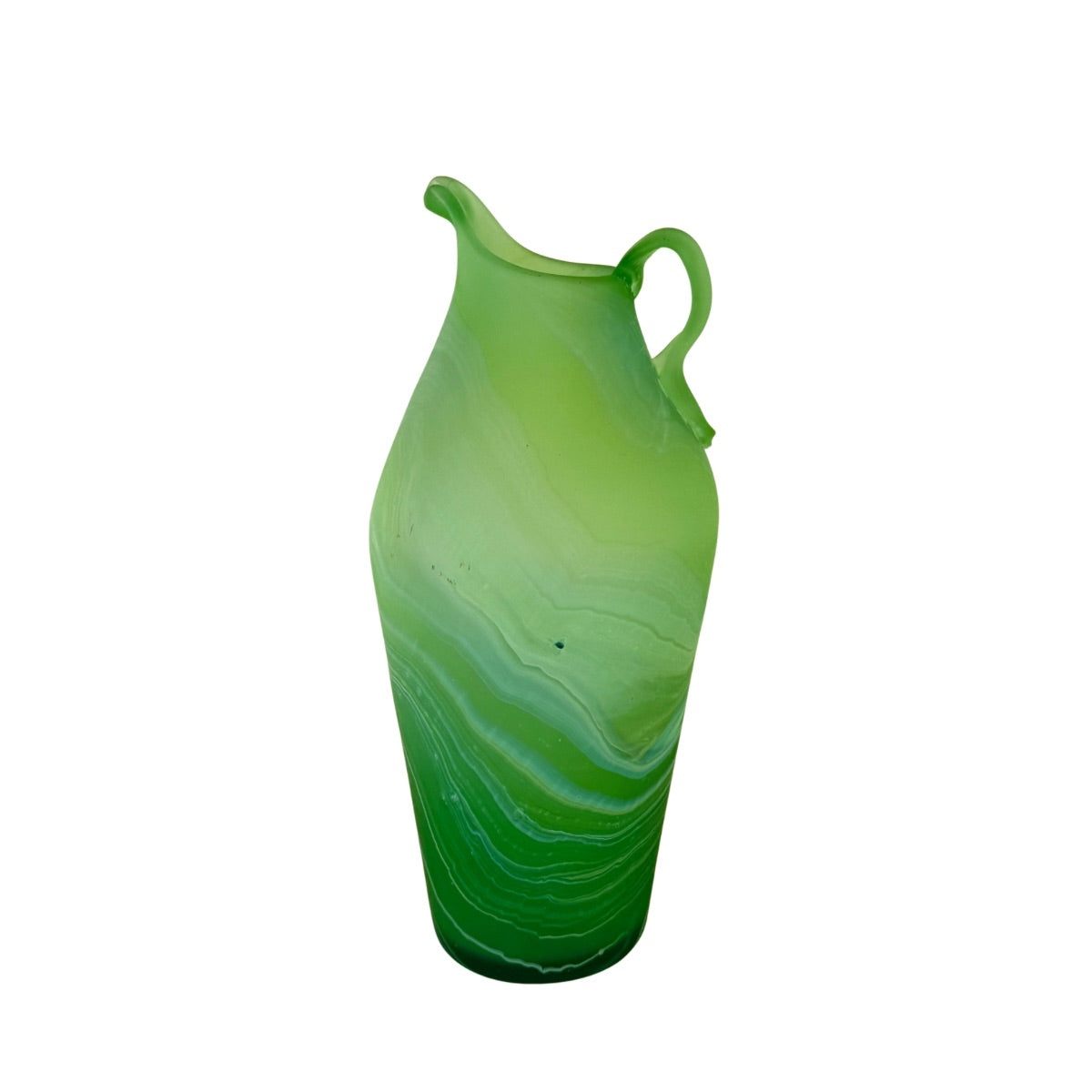 Phoenician Glass Pitcher (10”) - Green