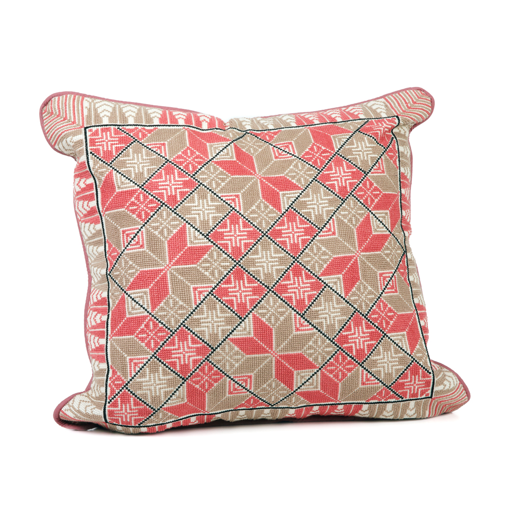Embroidered Pillow Cover - Canaanite Star