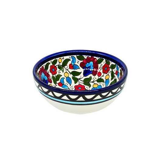 Ceramic Bowl 5" - Classic Multicolor