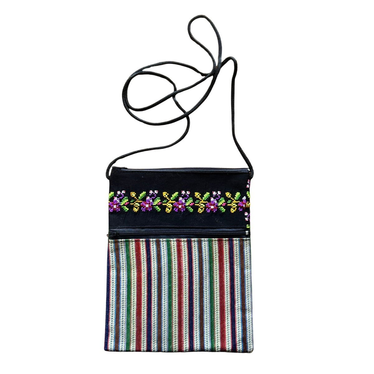 Embroidered Saya Purse - Earth Tones
