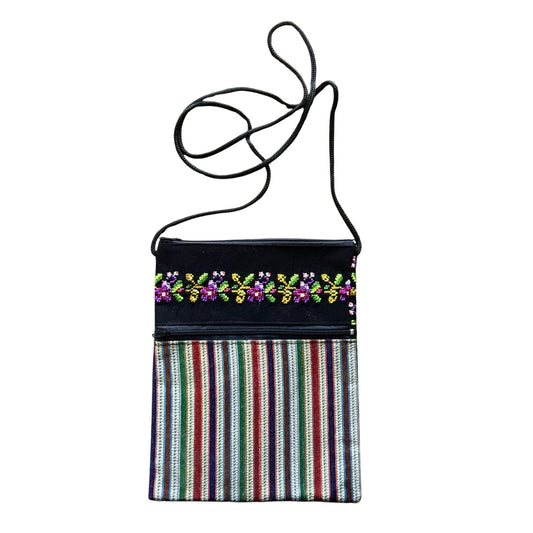 Embroidered Saya Purse - Earth Tones