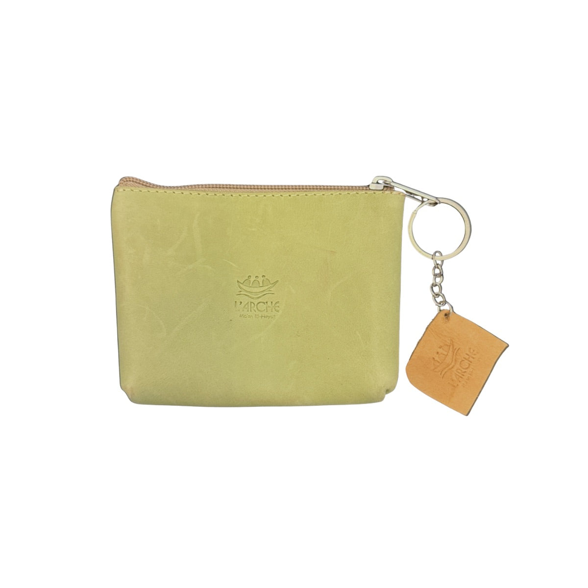 Suede Purse (5” x 4") - Light Green