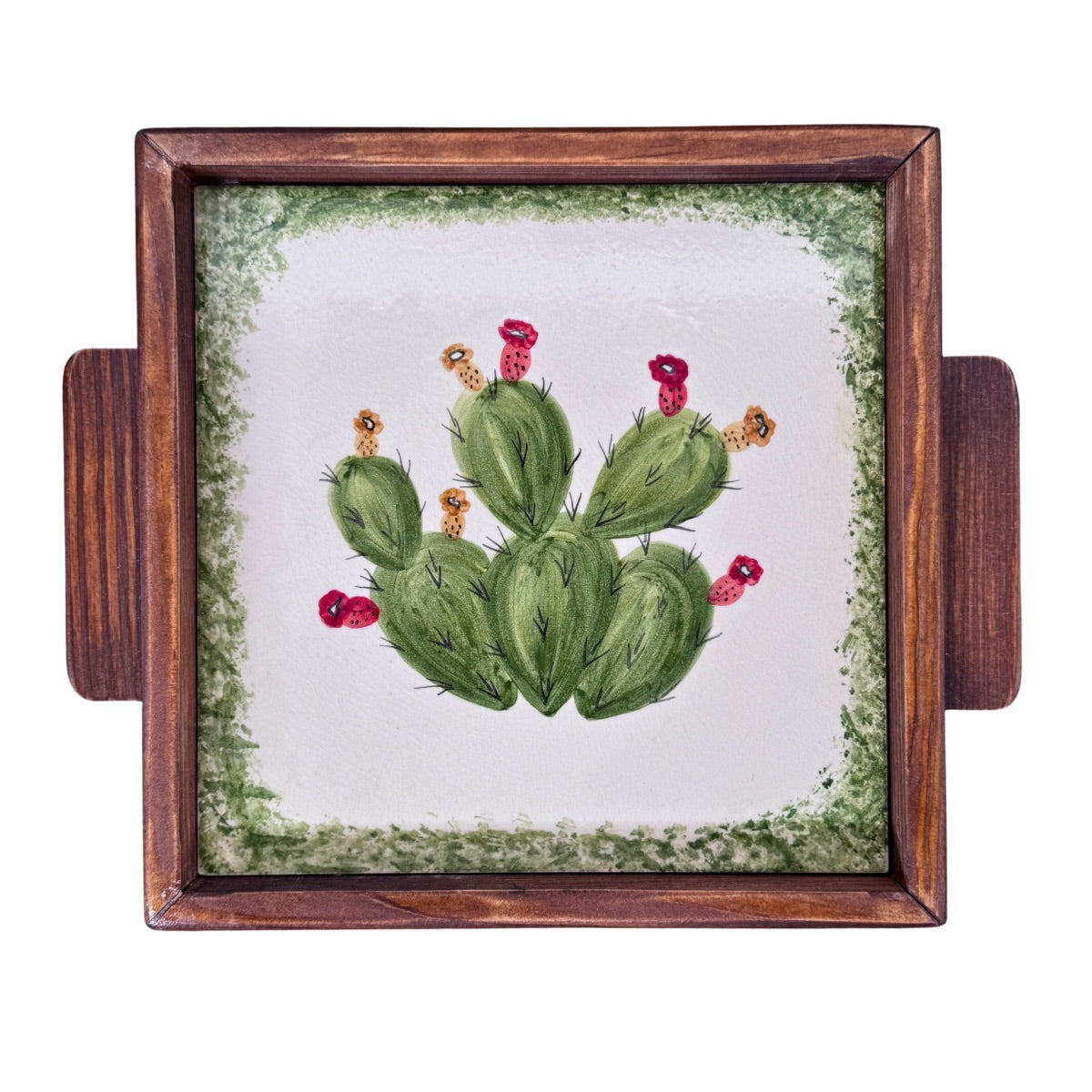 Ceramic & Wood Tray - Sabr