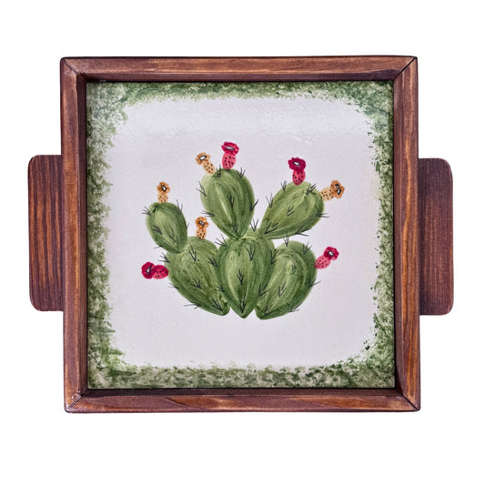 Ceramic & Wood Tray - Sabr