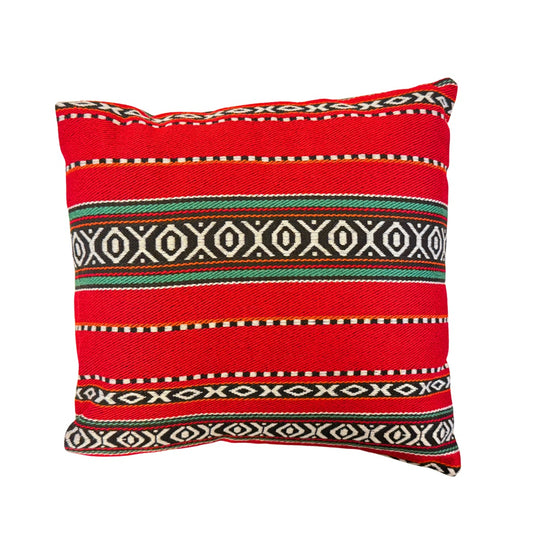 Bedouin Cushion Cover (15“ x 15“) - Red
