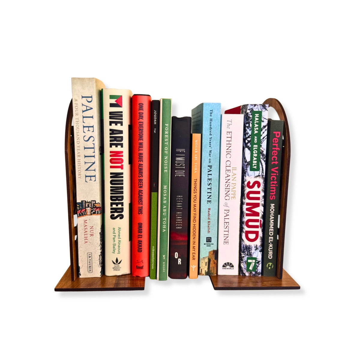 Wooden Bookends - Tree