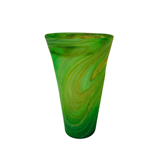 Phoenician Glass Vase - Emerald