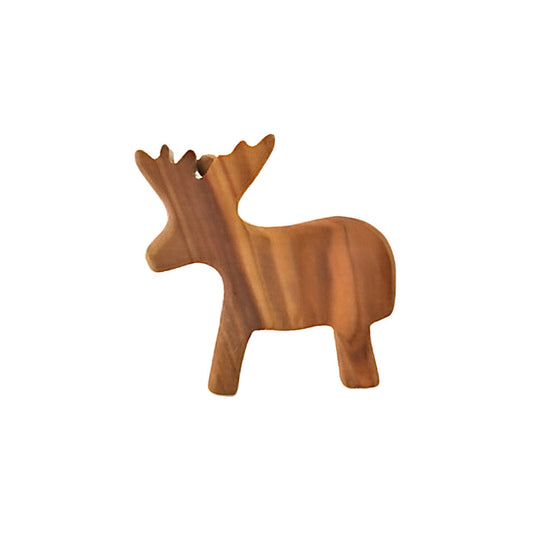 Olive Wood Toy Reindeer (L)