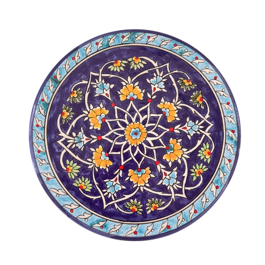 Ceramic Serving Plate (11”) - Arabesque