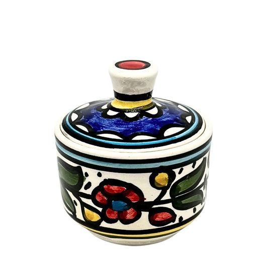 Ceramic Jar - Small, Multicolor