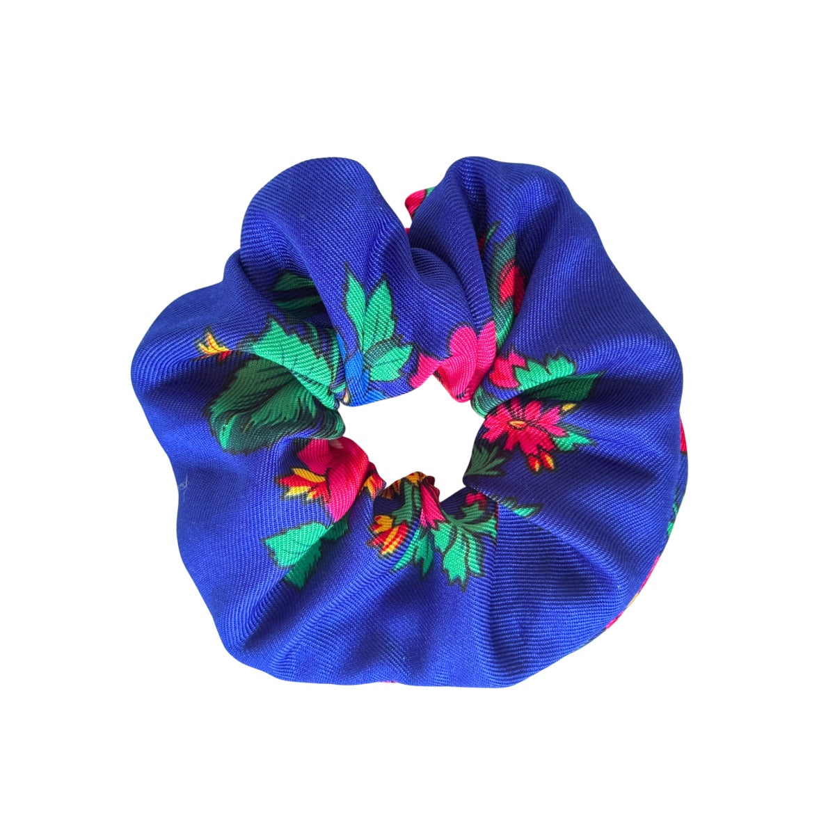 Floral Sitti Scrunchie - Blue