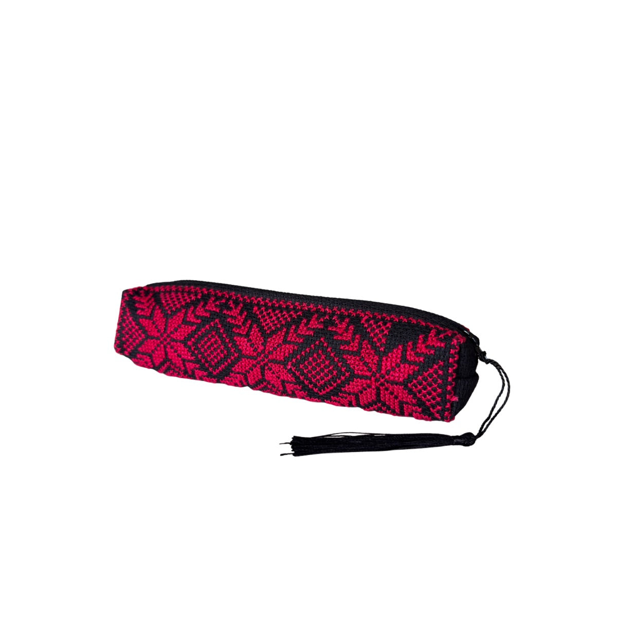 Embroidered Pouch (8”) - Various, Red