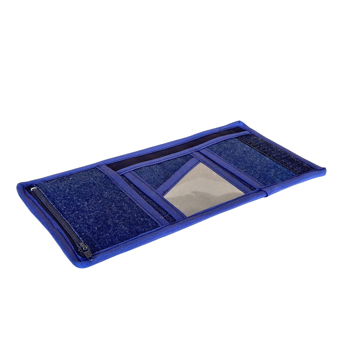 Embroidered Denim Wallet