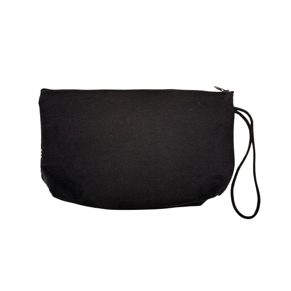 Embroidered Pouch w/Zipper - Multicolor