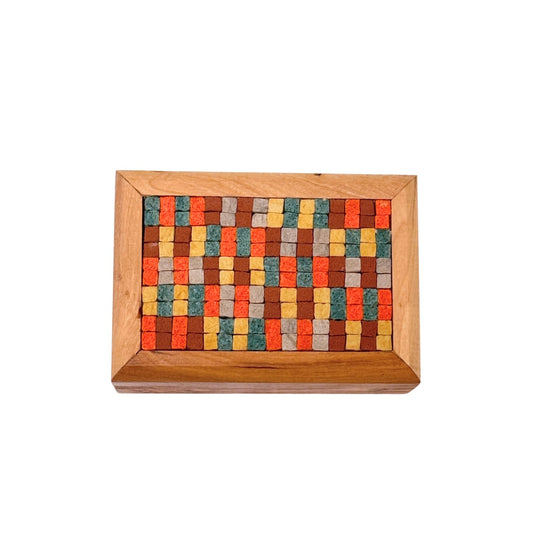 Mosaic Glass & Wood Box