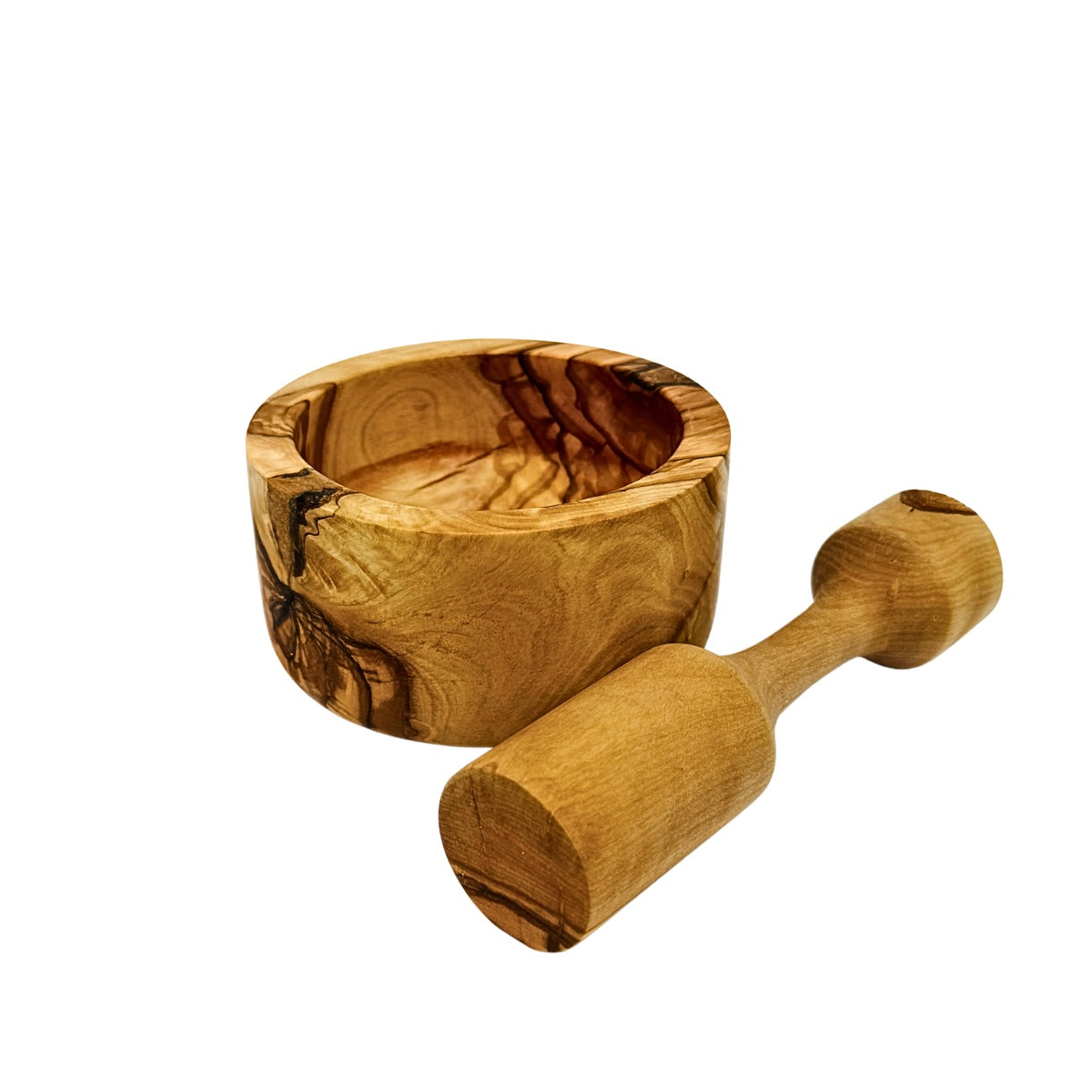 Olive Wood Mortar and Pestle Set