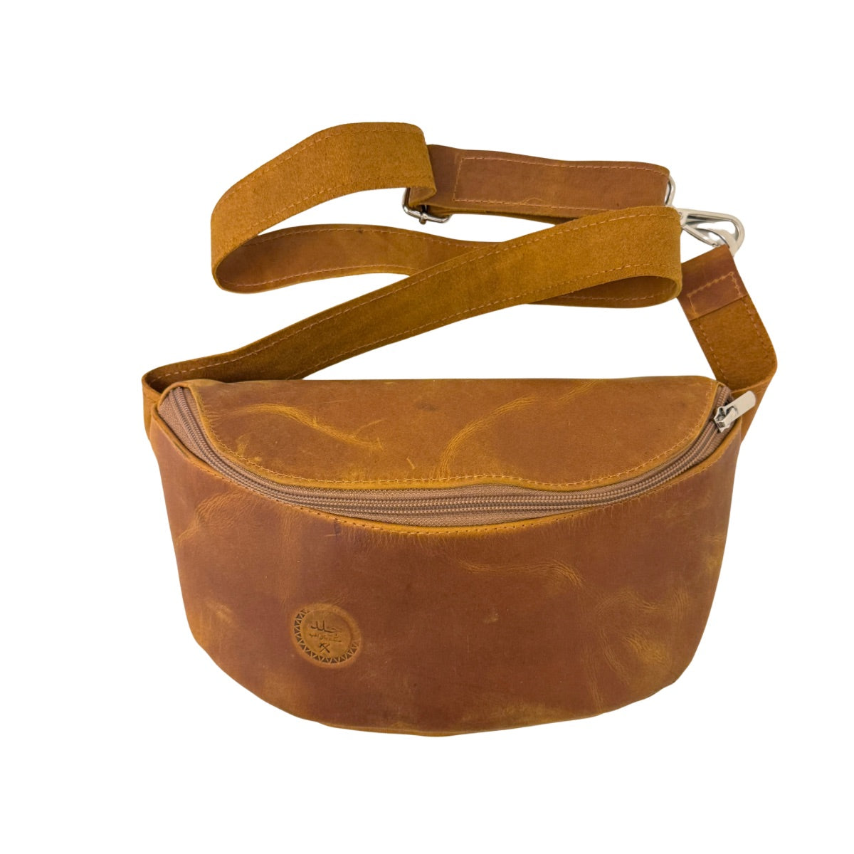Leather Fanny Pack - Camel