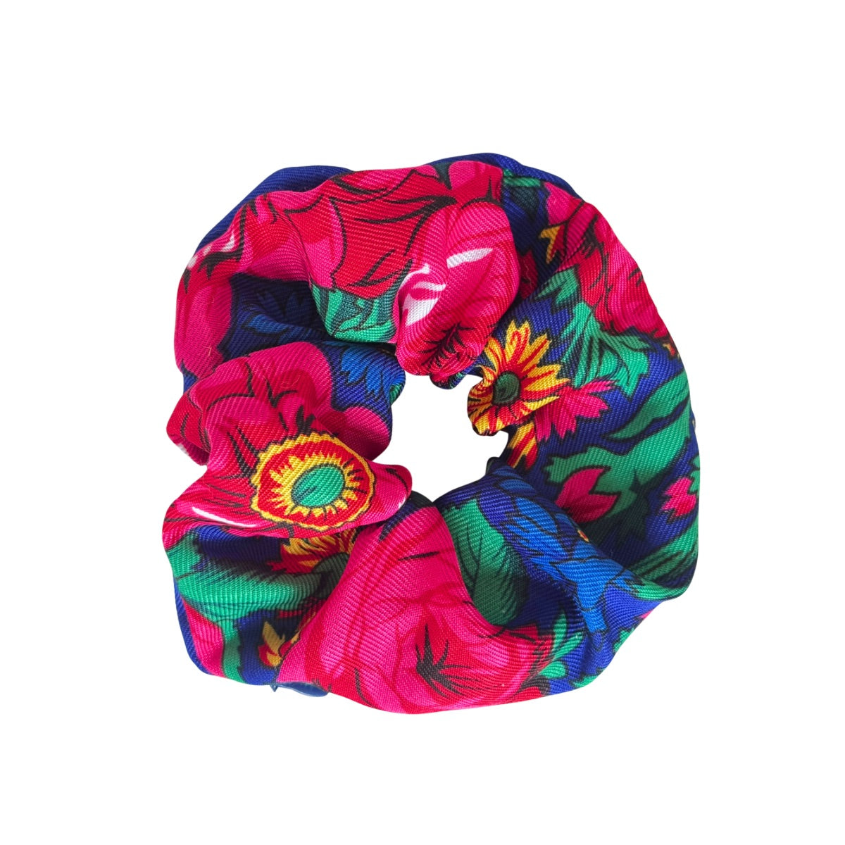 Floral Sitti Scrunchie - Blue
