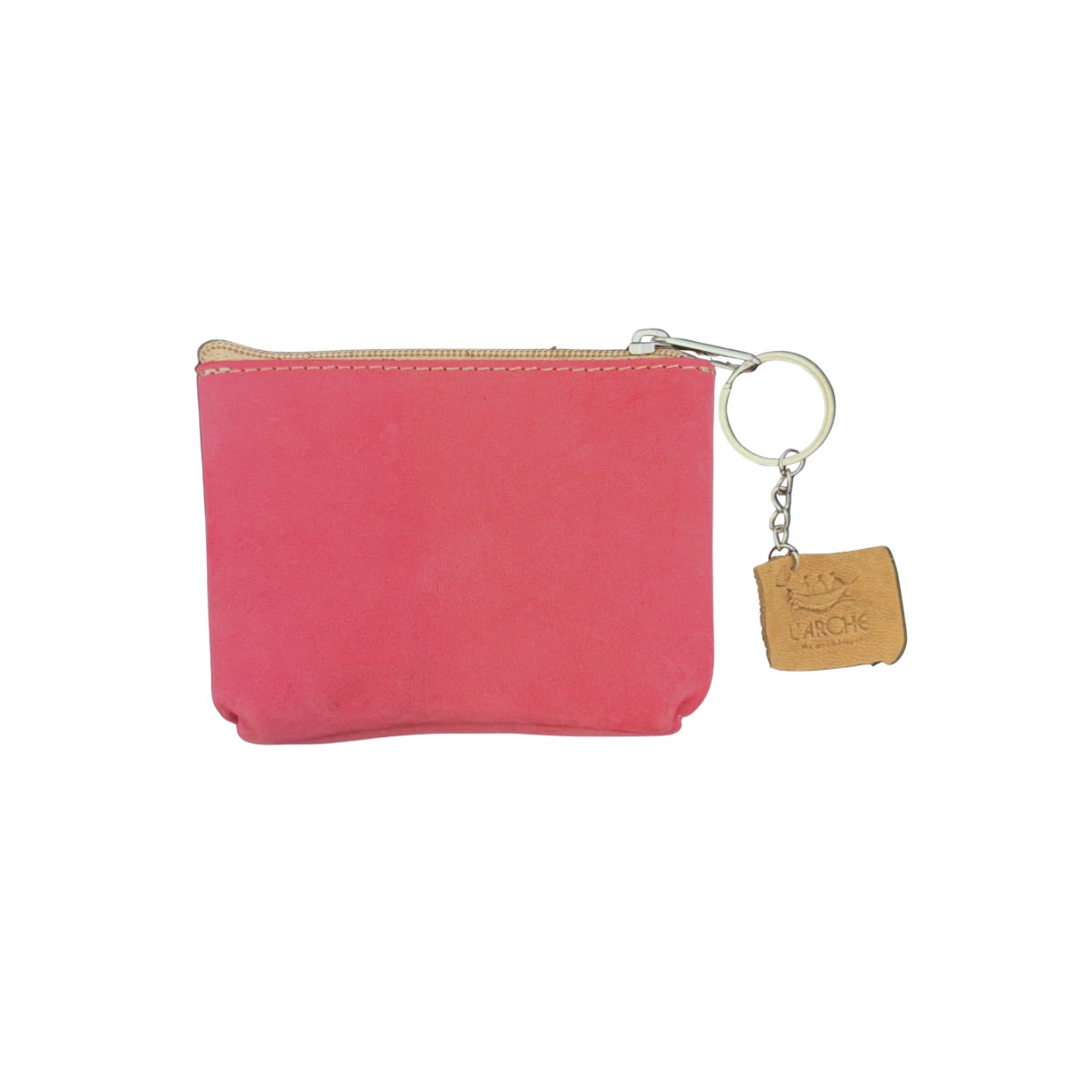 Suede Purse (5” x 4") - Deep Pink