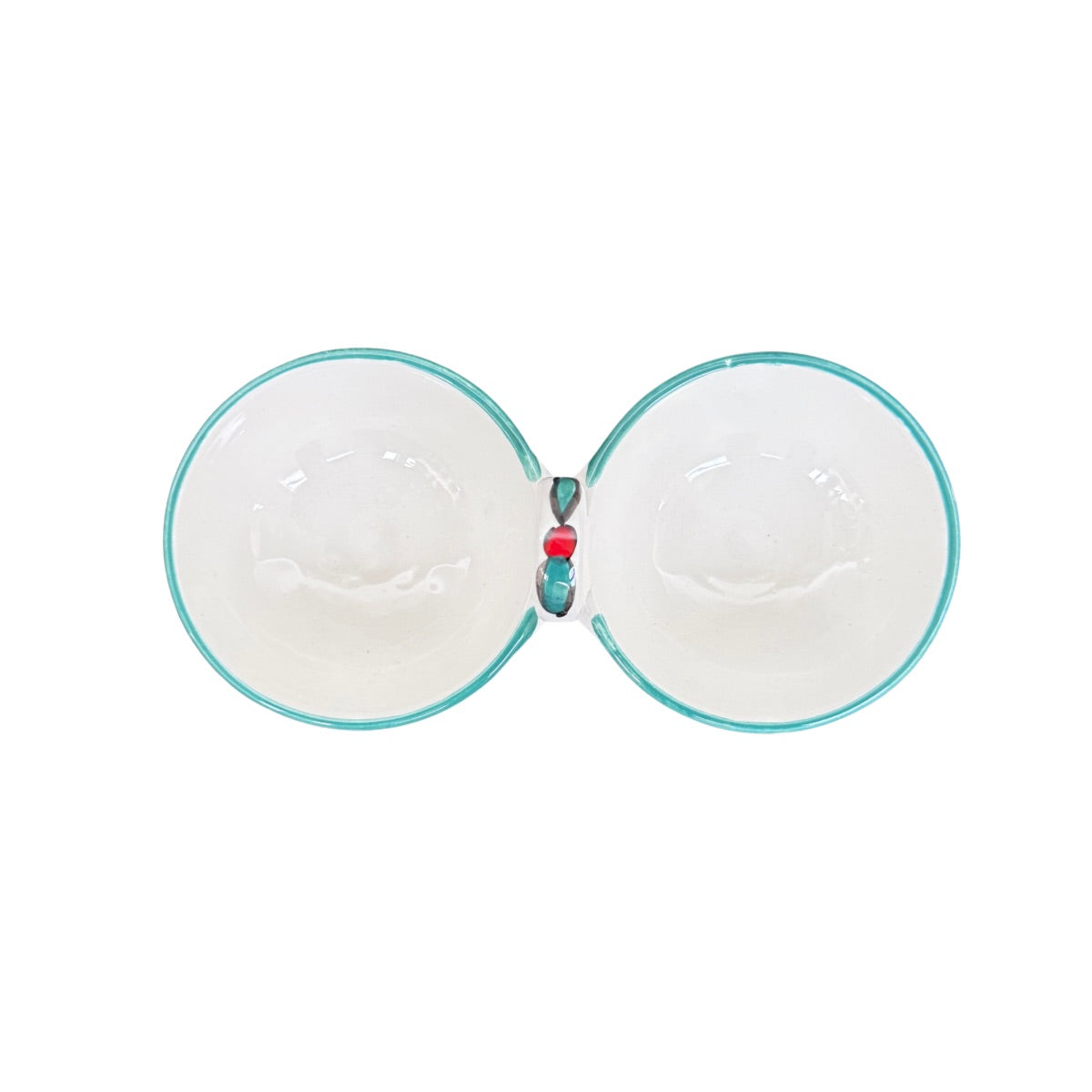 Zeit & Za'atar Serving Bowl - Aqua Multi