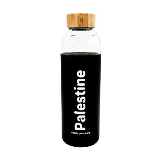 Palestine Water Bottle - Black & White
