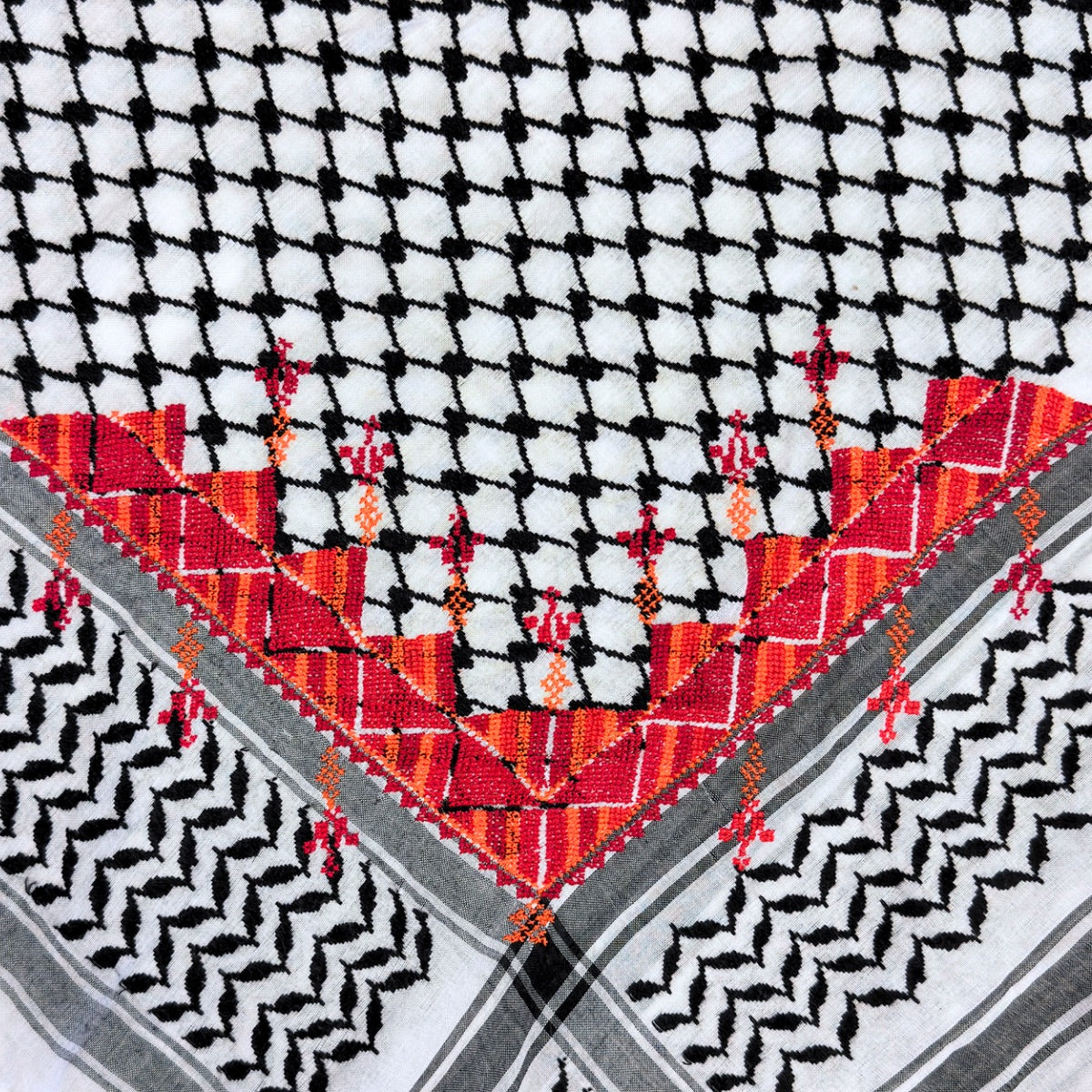 Nablus Keffiyeh w/Embroidery