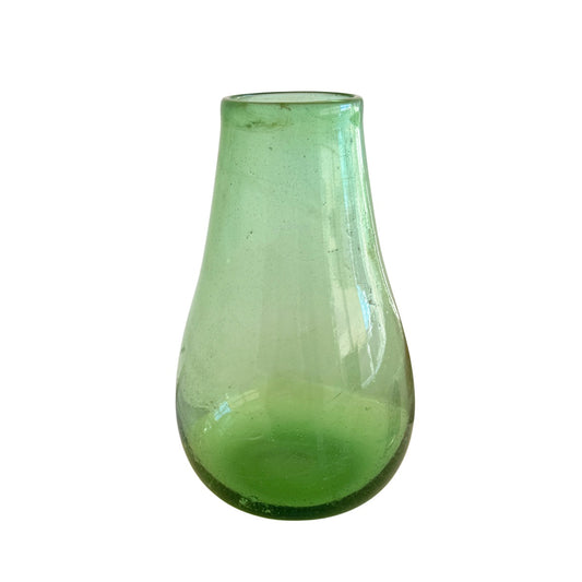 Glass Vase Straight Edge (9”) - Emerald