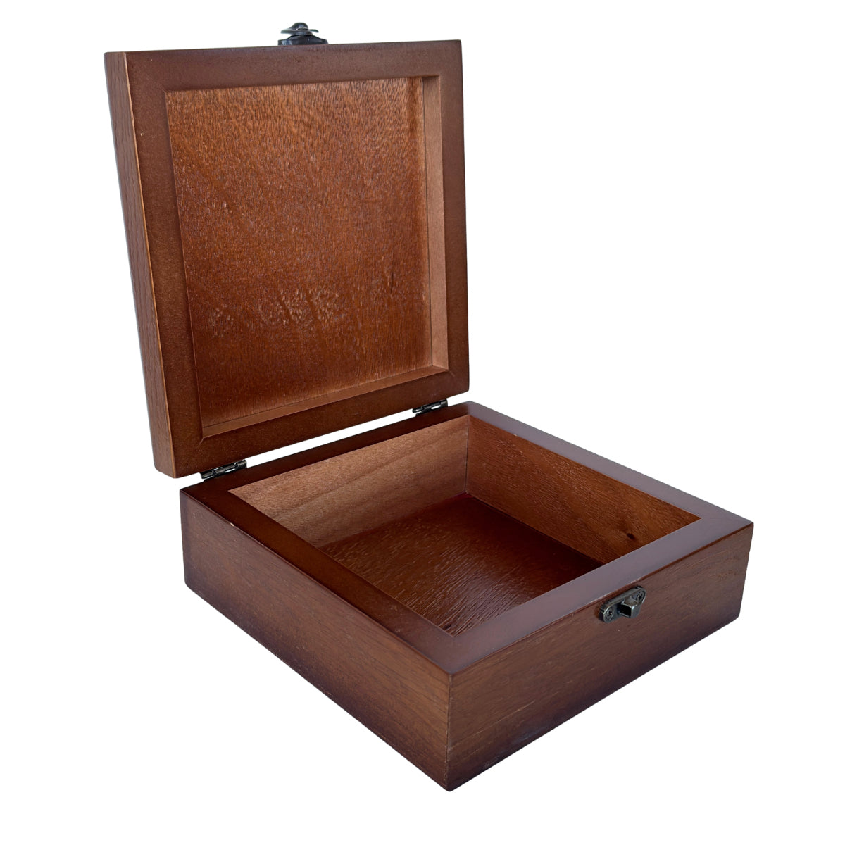 Wooden Box with Ceramic Tile (8")- Arabesque