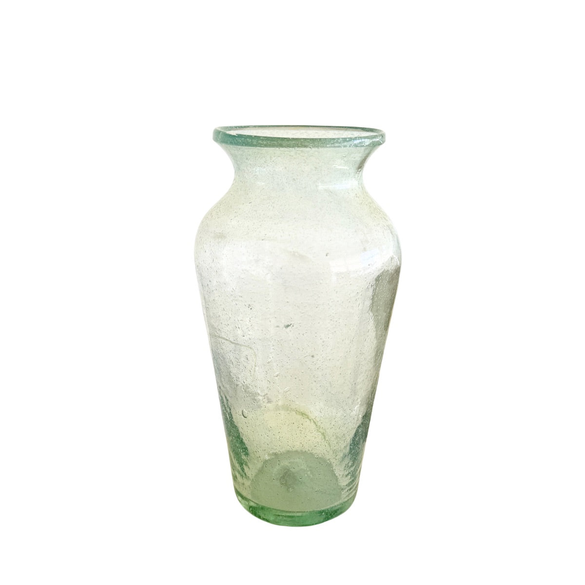 Glass Vase (9”) - Sea Glass