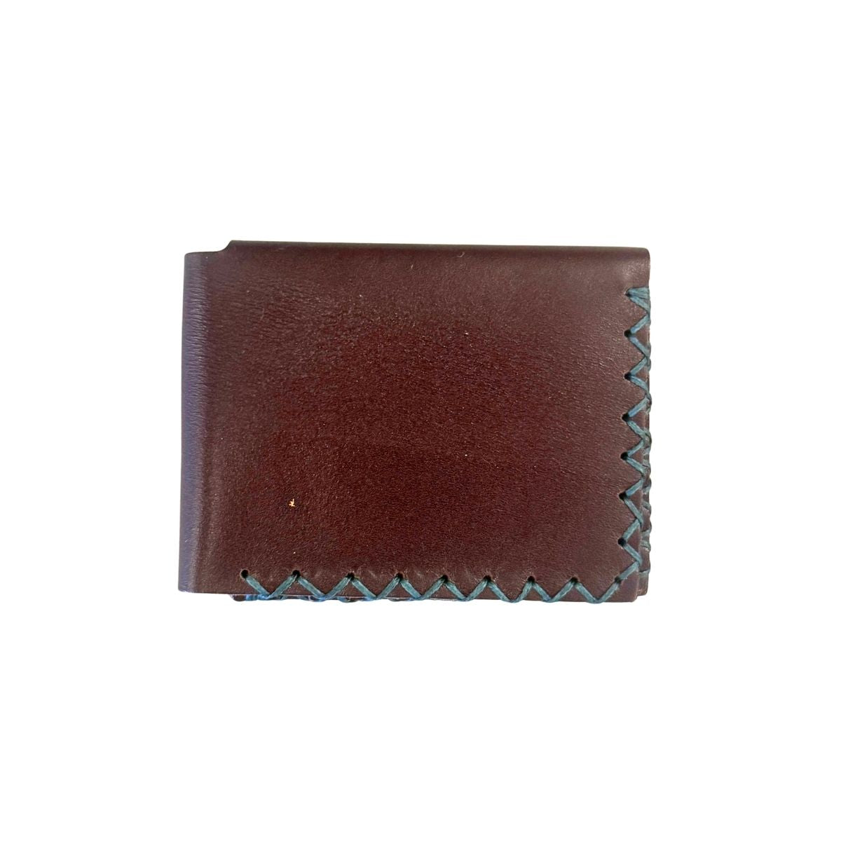 Leather Tri-Fold Wallet (Small) - Brown
