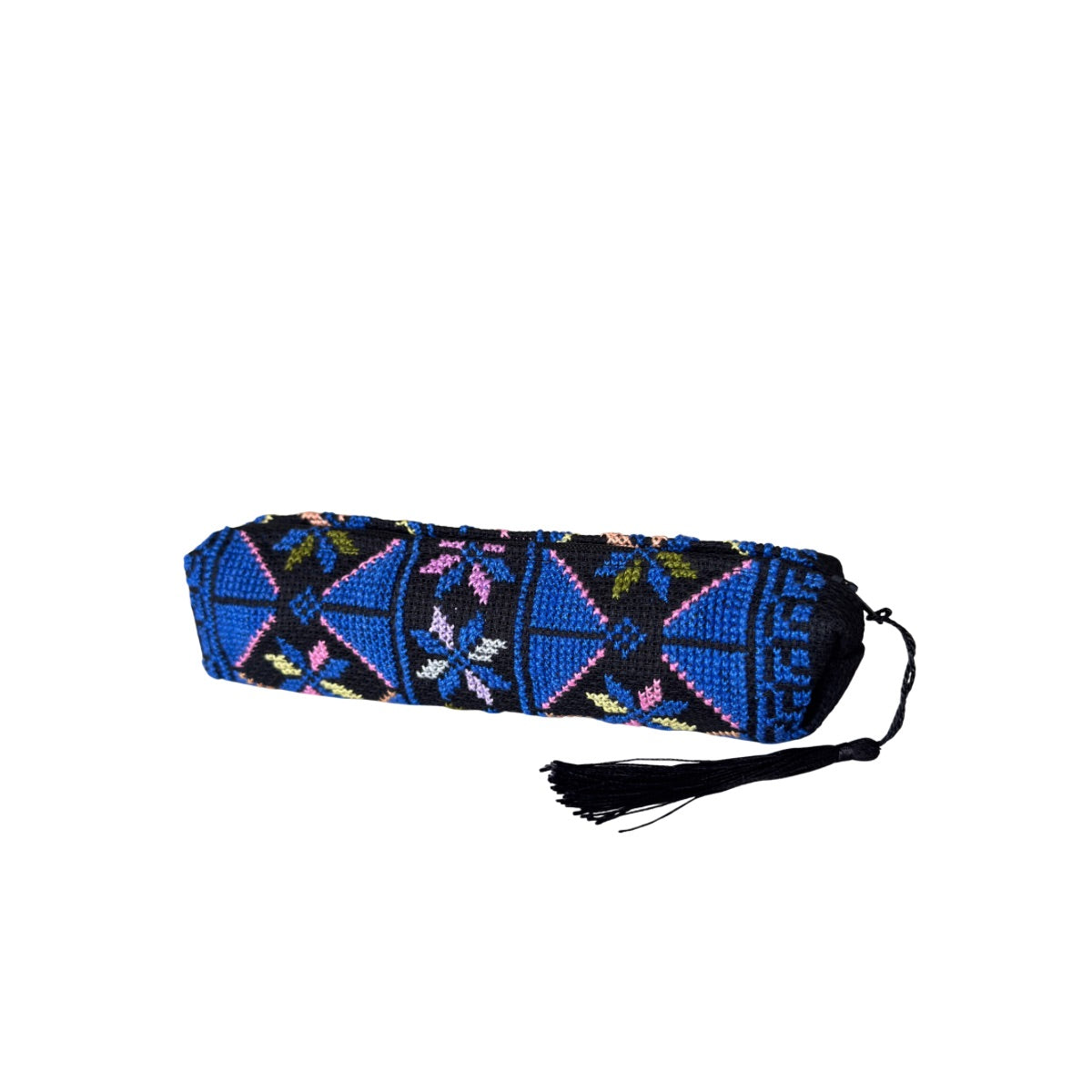 Embroidered Pouch (8”) - Various, Blue
