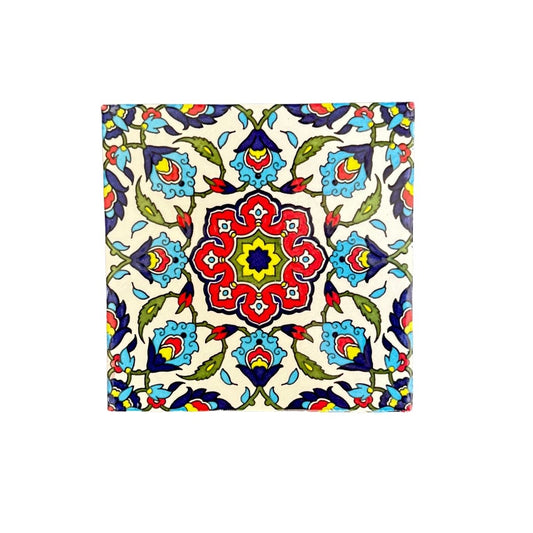 Ceramic Tile (6") - Poppy