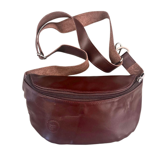 Leather Fanny Pack, Brown