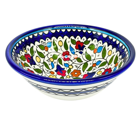 Ceramic Serving Bowl (9.5") - Multicolor