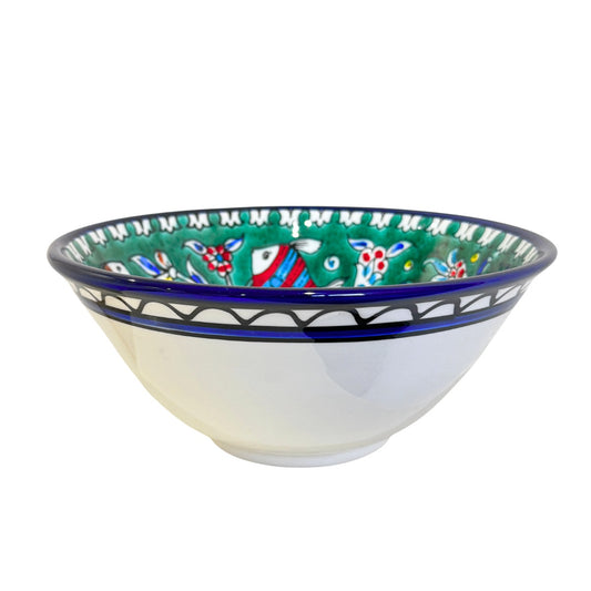 Ceramic Serving Bowl (9.5") - Fish