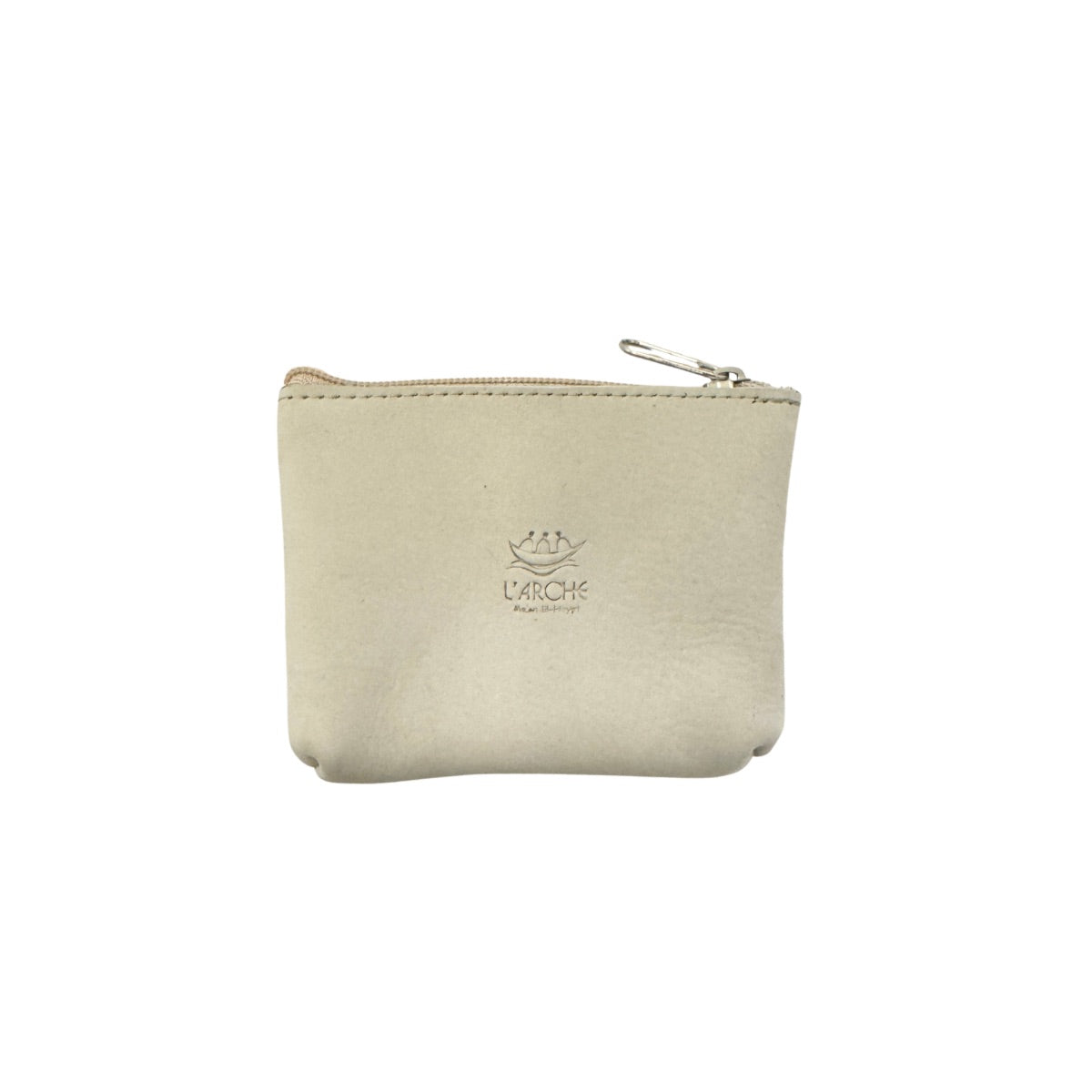 Leather Embroidered and Felted Purse (Set of 3) - Oyster