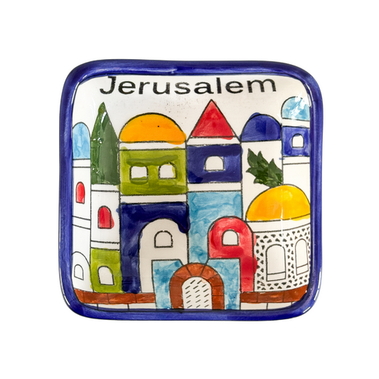 Square Soap Dish - Jerusalem