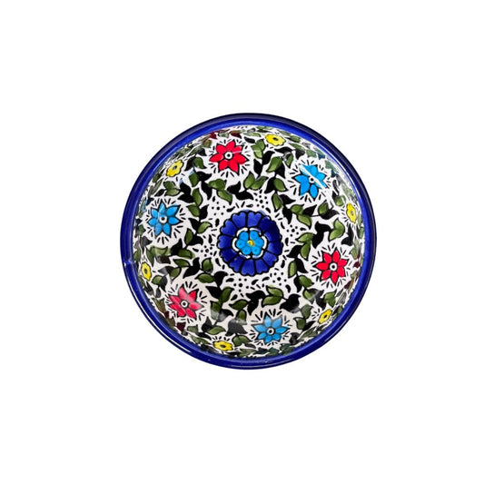 Ceramic Round Dish (4") - Multi Vine