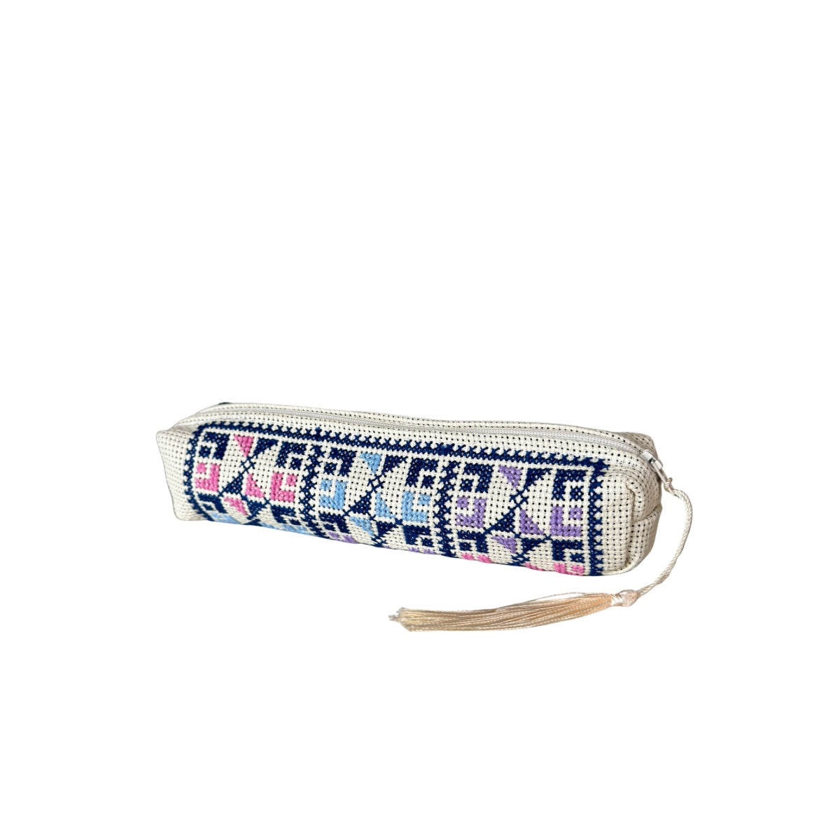 Embroidered Pouch (8”) - Various, Blue