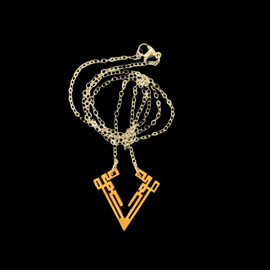 Olive Wood Pendant - Arabic: “Resiliance"