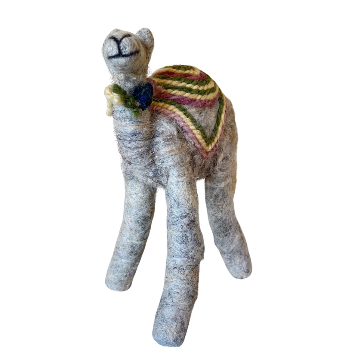 Bedouin Wool Needle-Felted Camel -