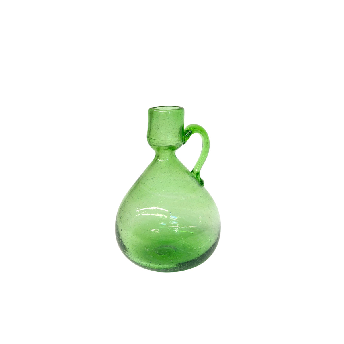 Glass Vase (6”) - Emerald