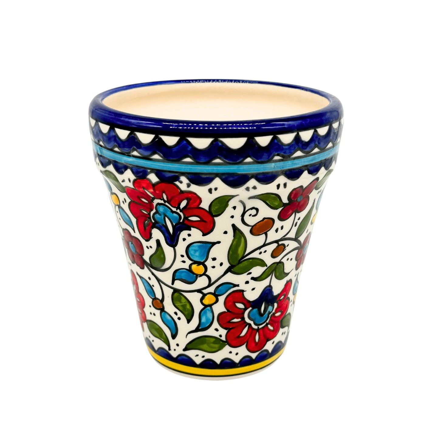 Ceramic Flower Pot- Classic Multicolor