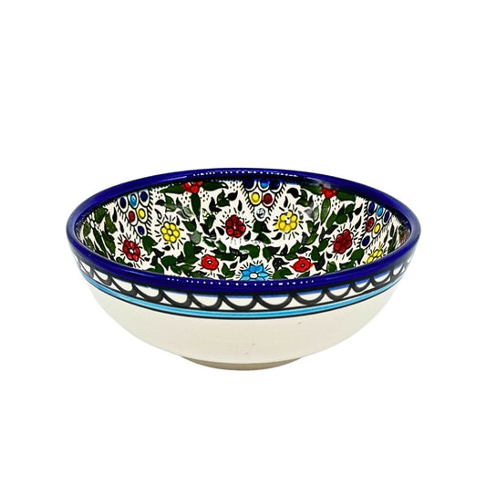 Ceramic Bowl 6" - Multicolor Vine